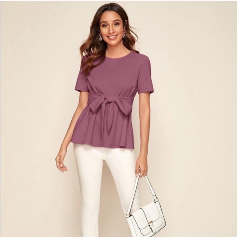 SheIn Peplum blouse size small
